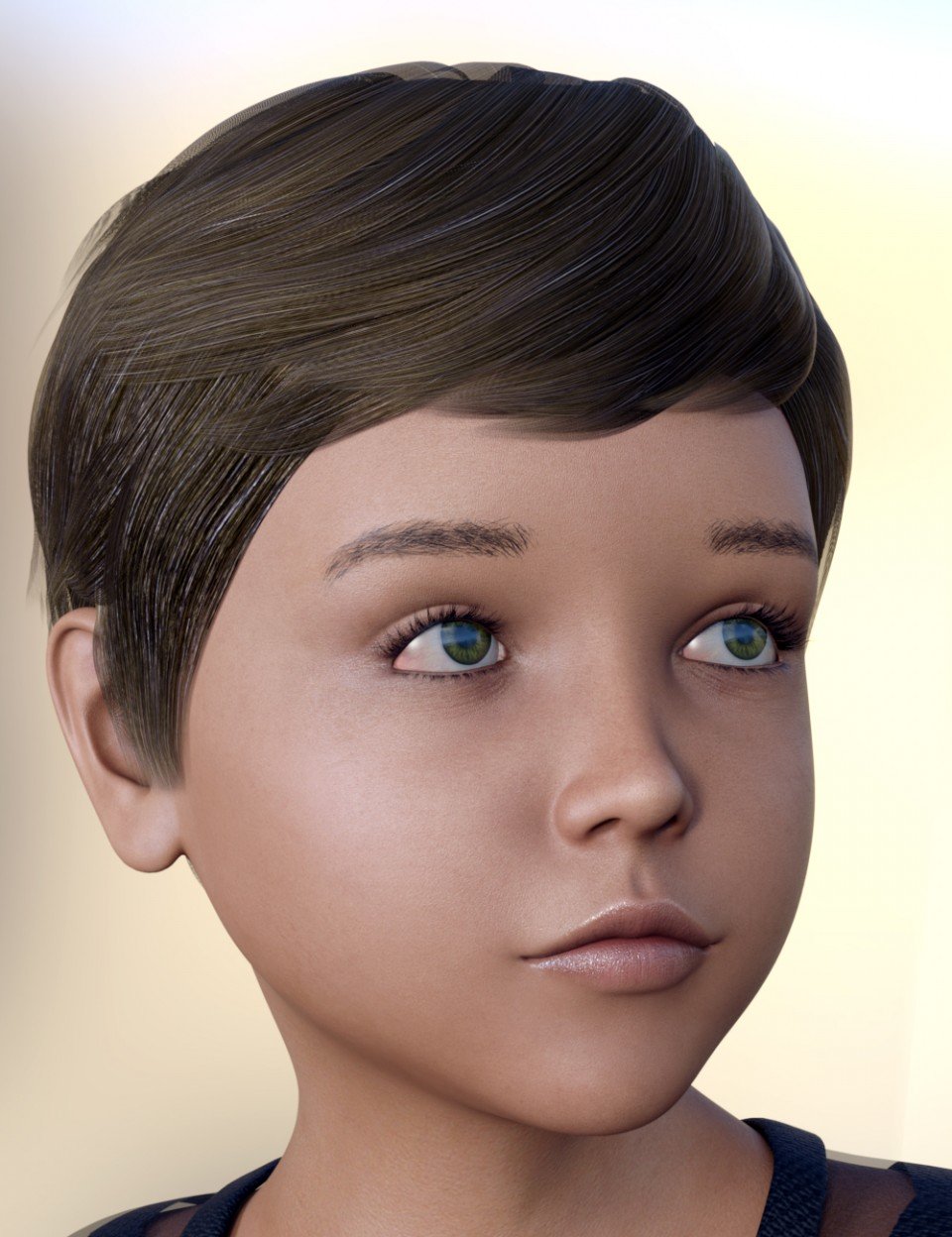 Klareyn Short Hair for Genesis 8 Female(s)_DAZ3D下载站