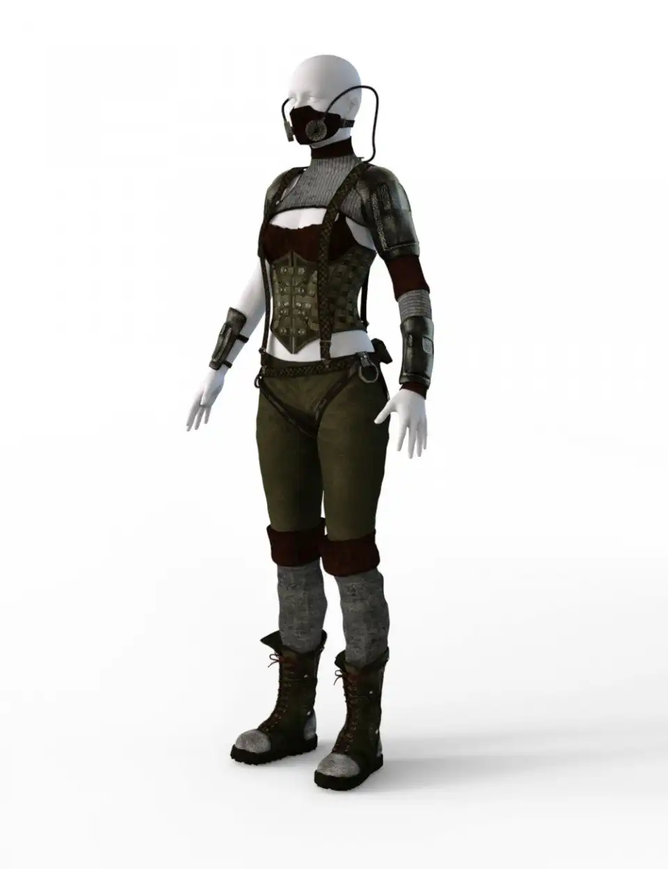 Last Light Outfit for Genesis 2 Female(s)_DAZ3D下载站