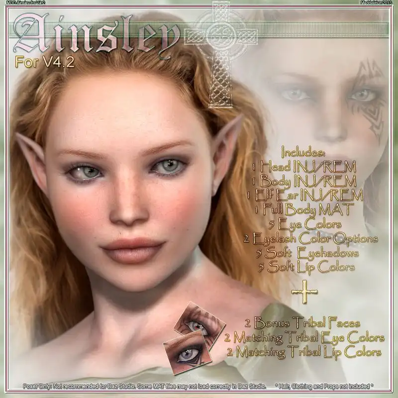 MDD Ainsley for V4.2_DAZ3D下载站