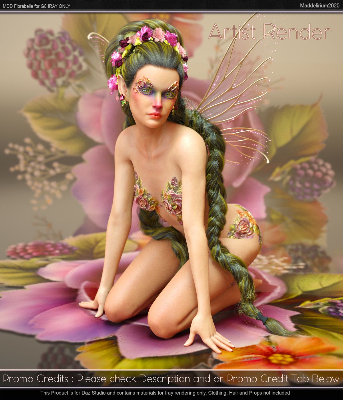 MDD Florabelle for G8F (IRAY ONLY)_DAZ3D下载站