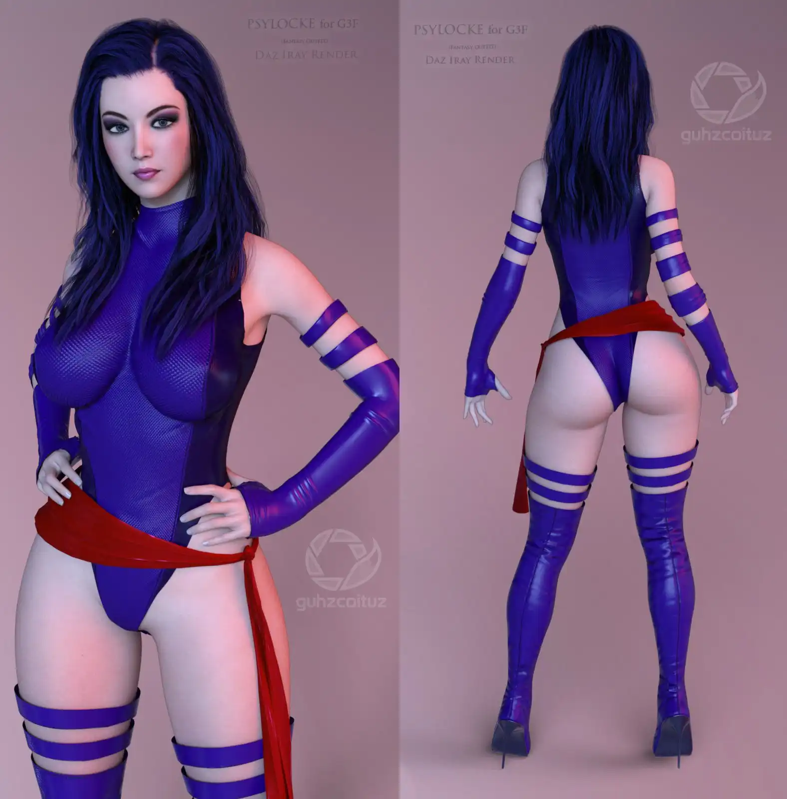 MV Psylocke for G3F_DAZ3DDL