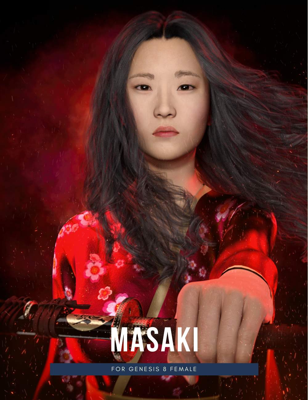Masaki – Beautiful Japanese Character G8F_DAZ3D下载站