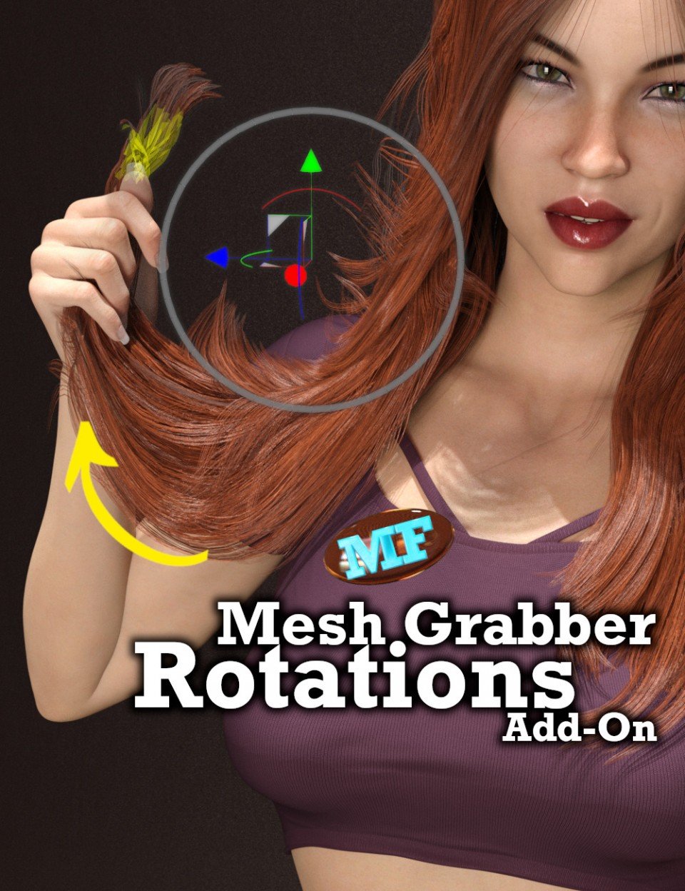 Mesh Grabber Rotations Add-On_DAZ3DDL