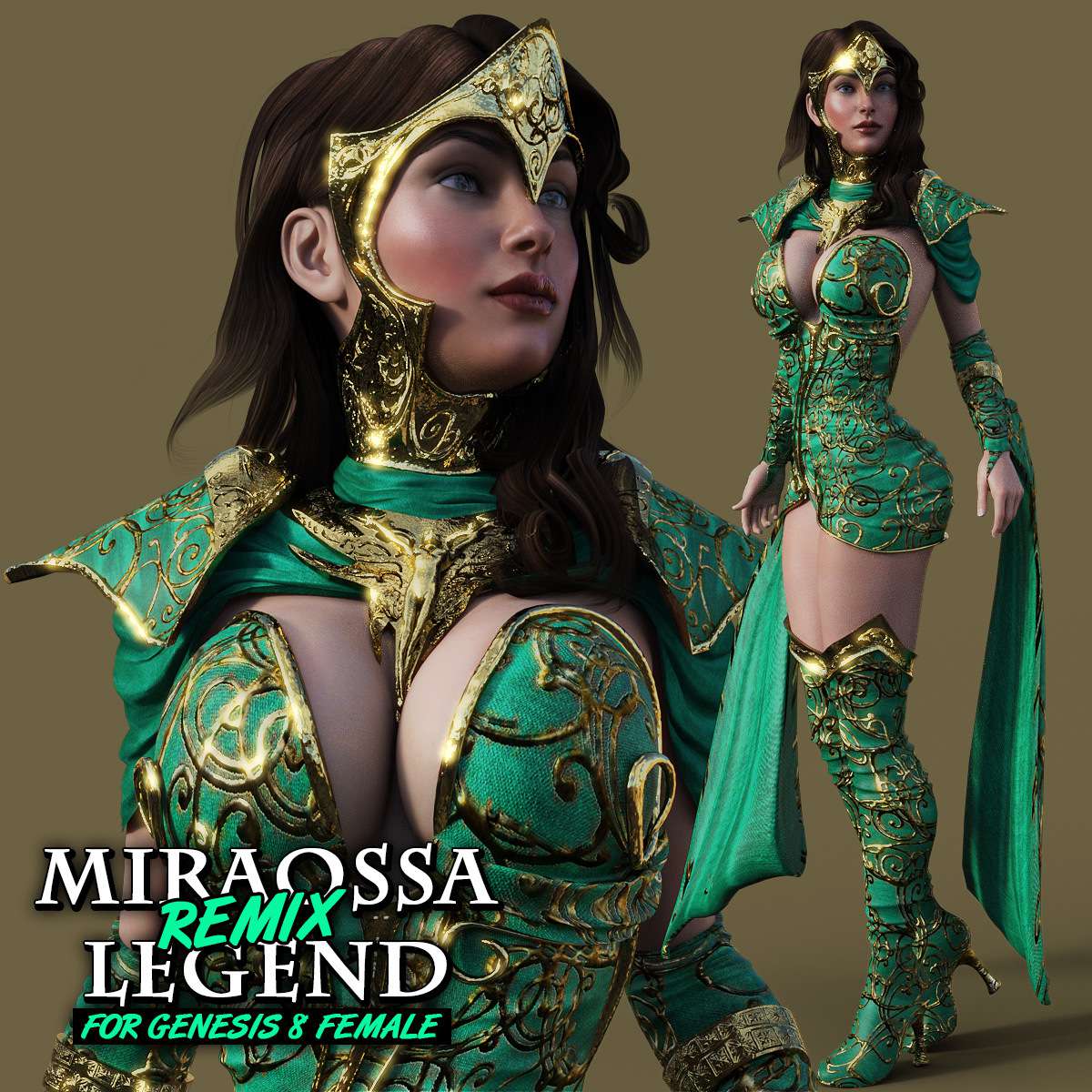 Miraossa Legend REMIX for G8F_DAZ3D下载站