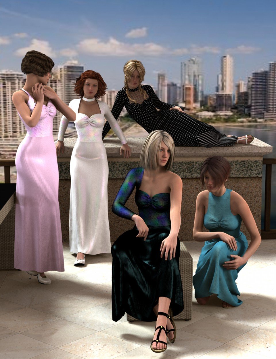 Miss Fisher’s Wardrobe Fabulous Dress For Genesis 2 Female(s)_DAZ3DDL