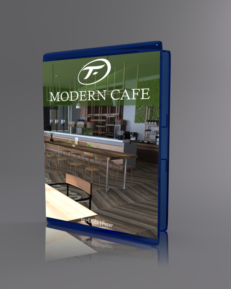 Modern Cafe_DAZ3D下载站