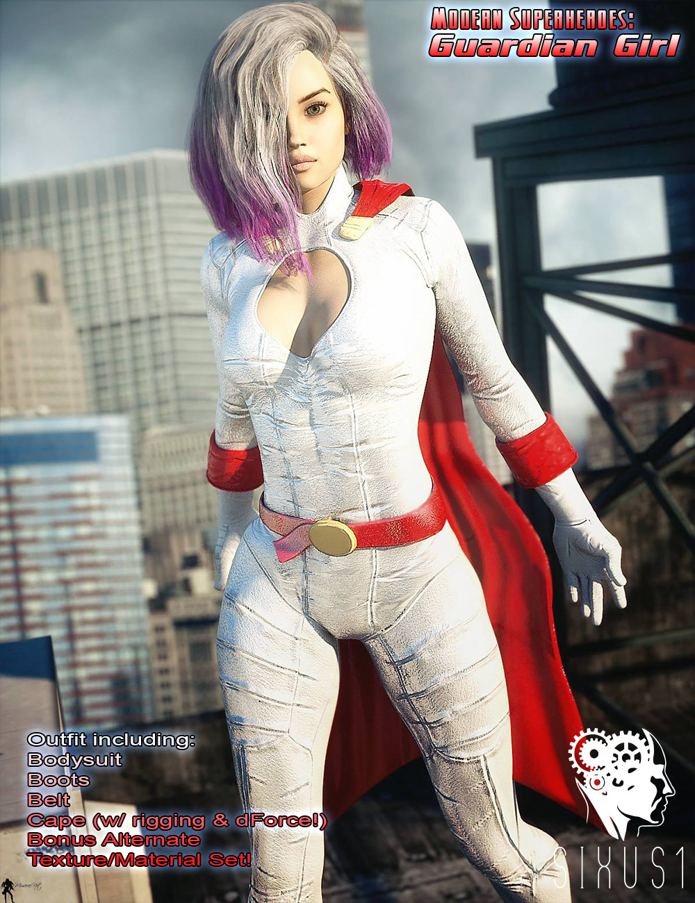 Modern Superheroes: Guardian Girl G8F_DAZ3DDL