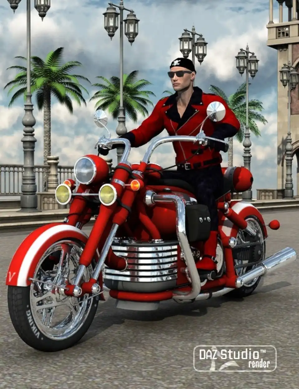 Motorbike Viking_DAZ3DDL