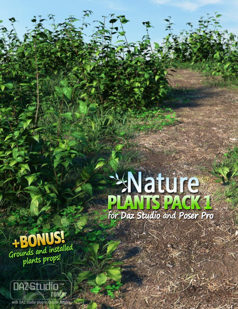 Nature – Plants Pack 1_DAZ3D下载站