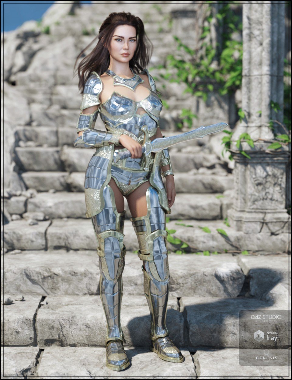Oracle Armor for Genesis 8 Female(s)_DAZ3D下载站