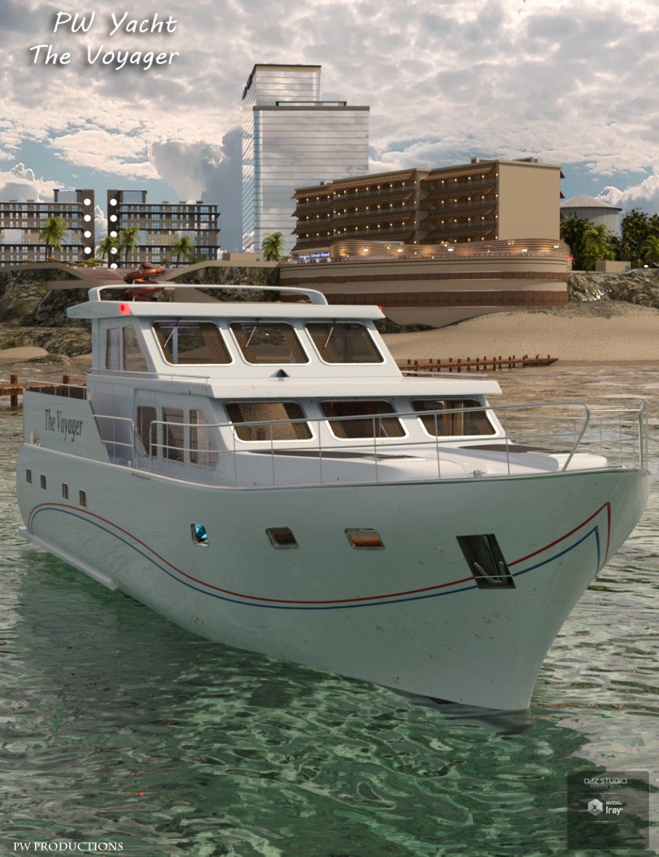 PW Yacht The Voyager_DAZ3DDL