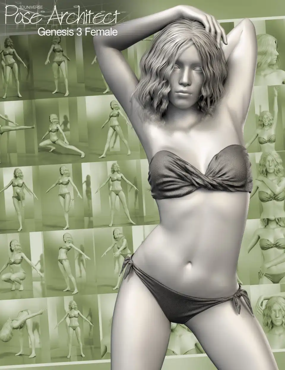 Pose Architect for Genesis 3 Female(s)_DAZ3D下载站