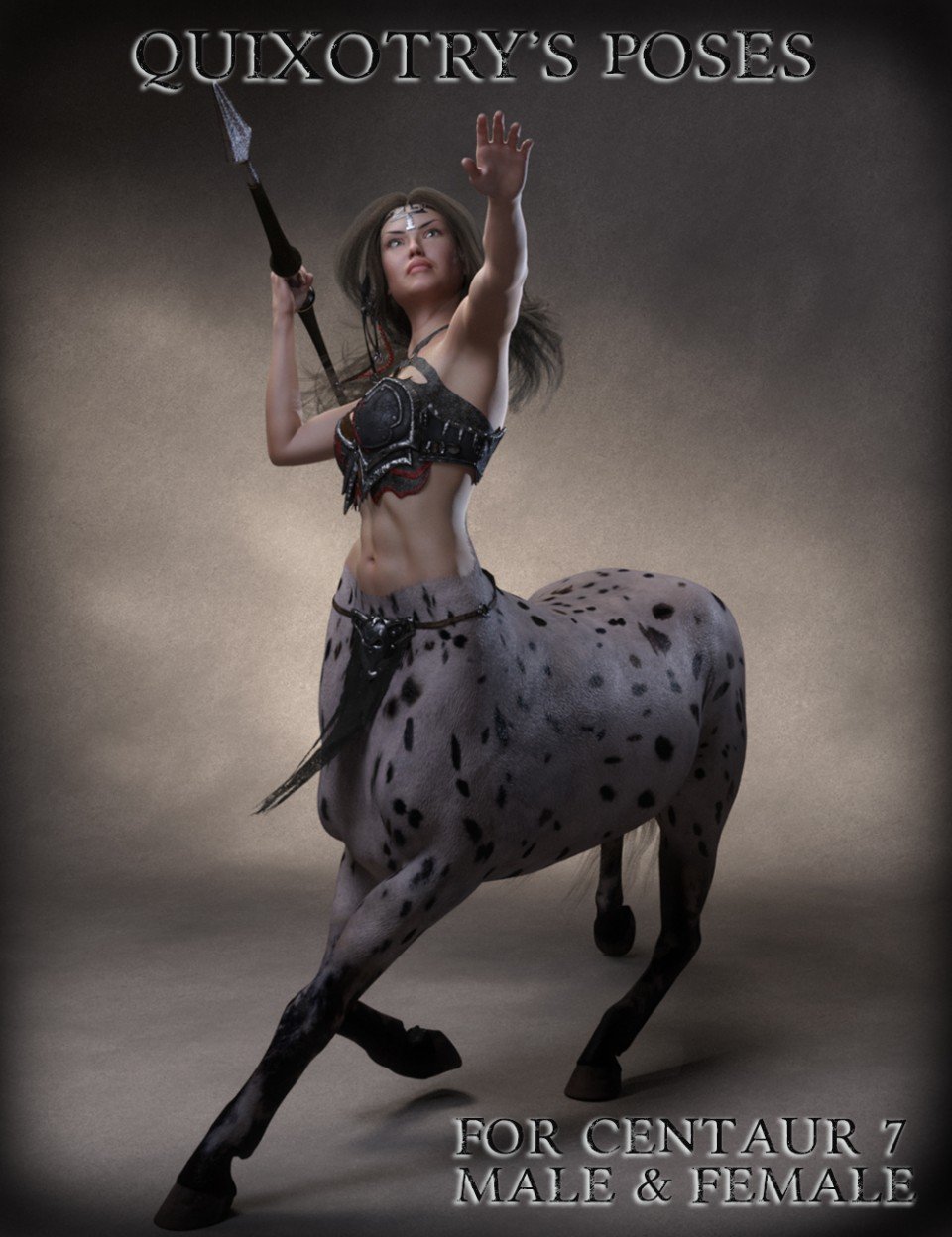 Quixotry’s Poses for Centaur 7 Male and Female_DAZ3D下载站