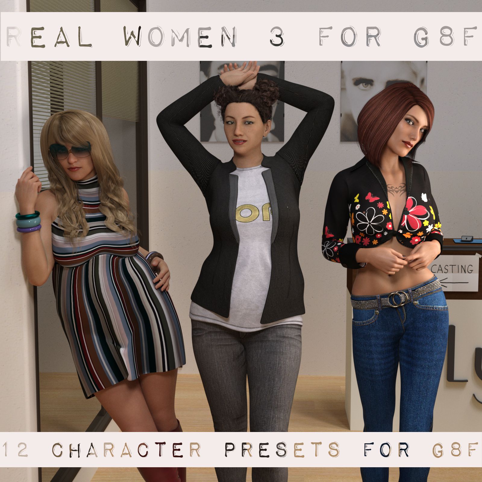 Real Women 3 for G8F_DAZ3D下载站