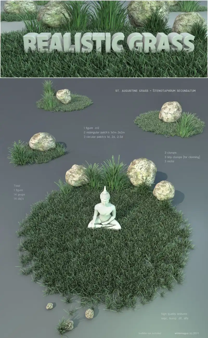 Realistic Grass_DAZ3DDL