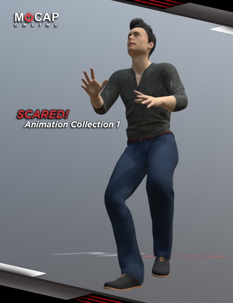 Scared! Animation Collection P1 – Michael 8_DAZ3D下载站