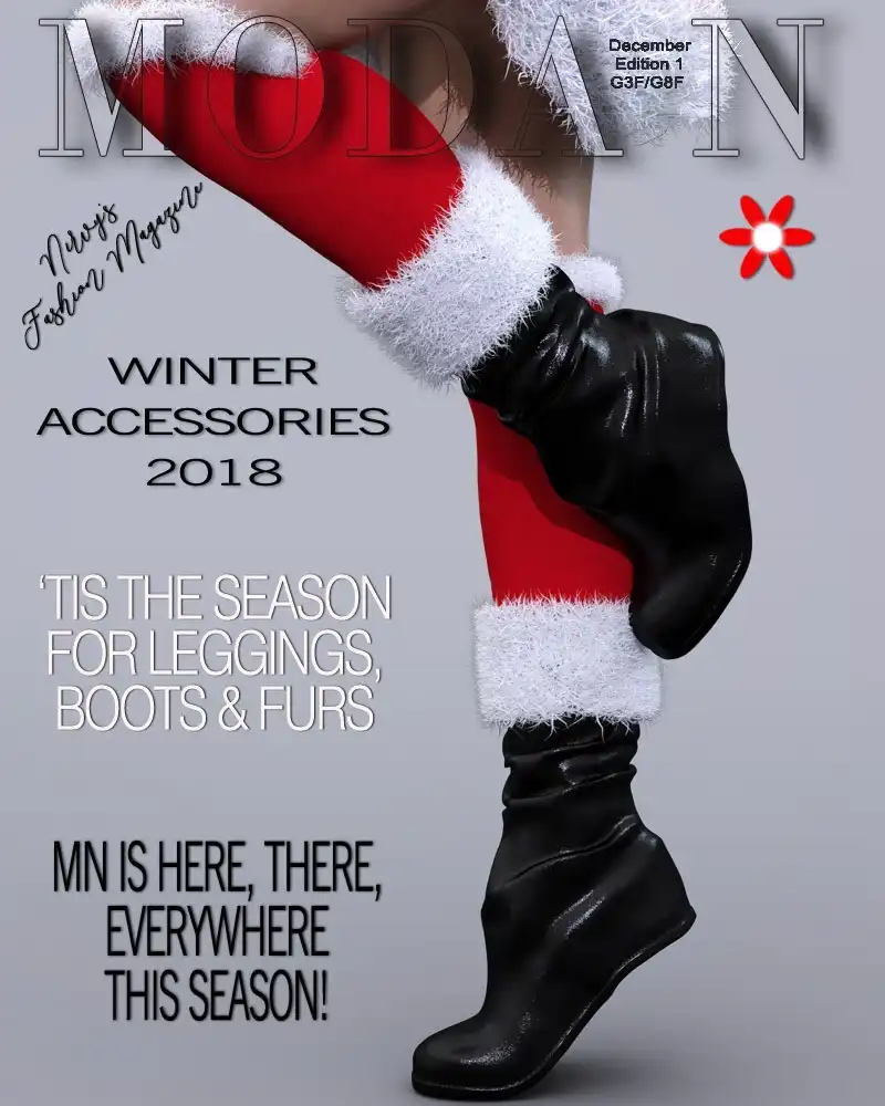 Spicy Winter Boots & Legs G3G8_DAZ3D下载站