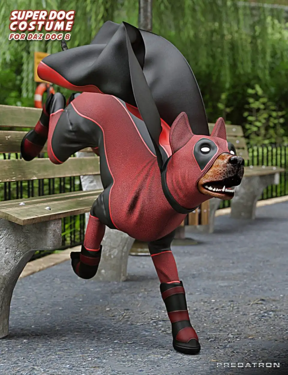 Super Dog Costume for DAZ Dog 8_DAZ3DDL