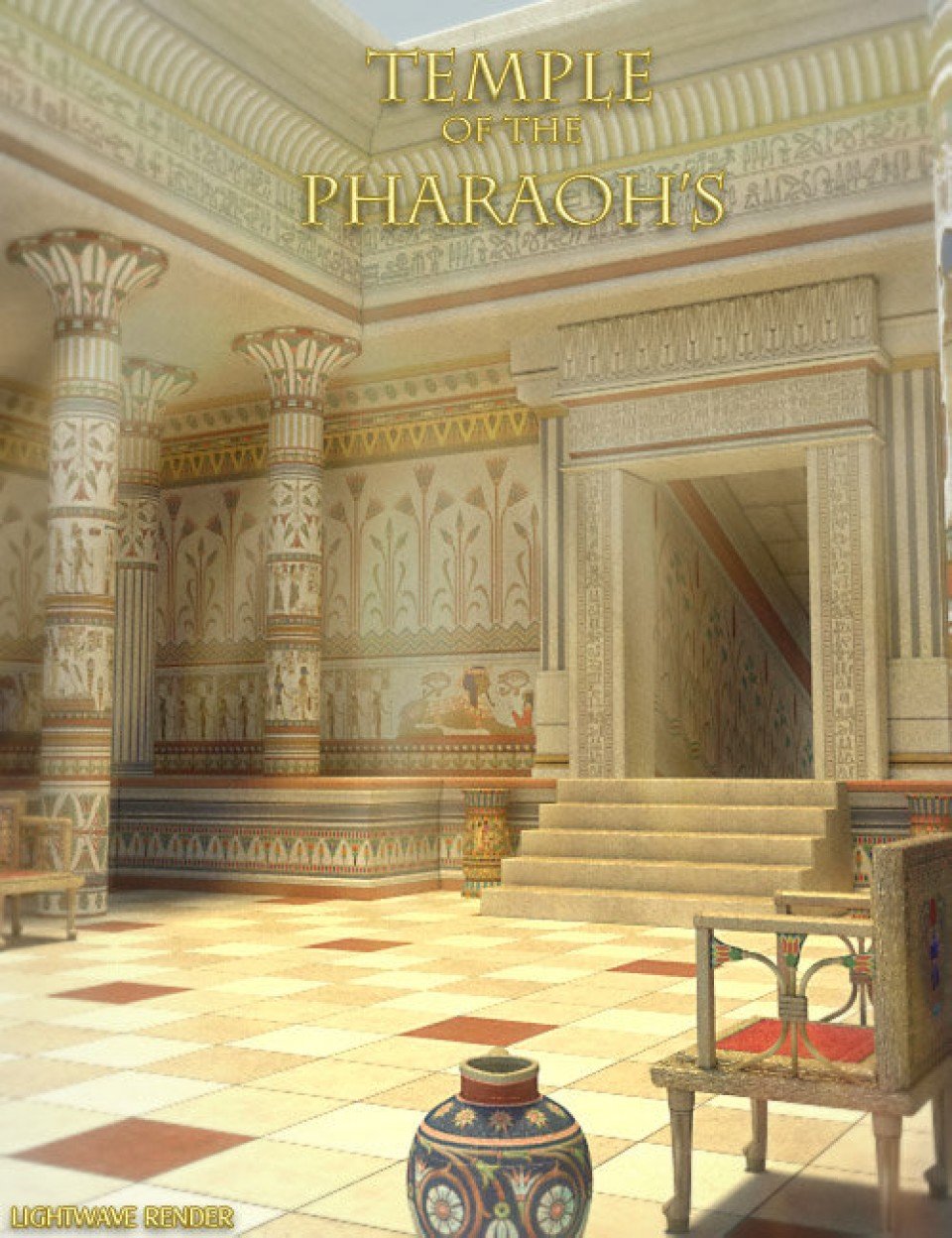 Temple of the Pharaohs & Forgotten Dynasties Add-on_DAZ3DDL