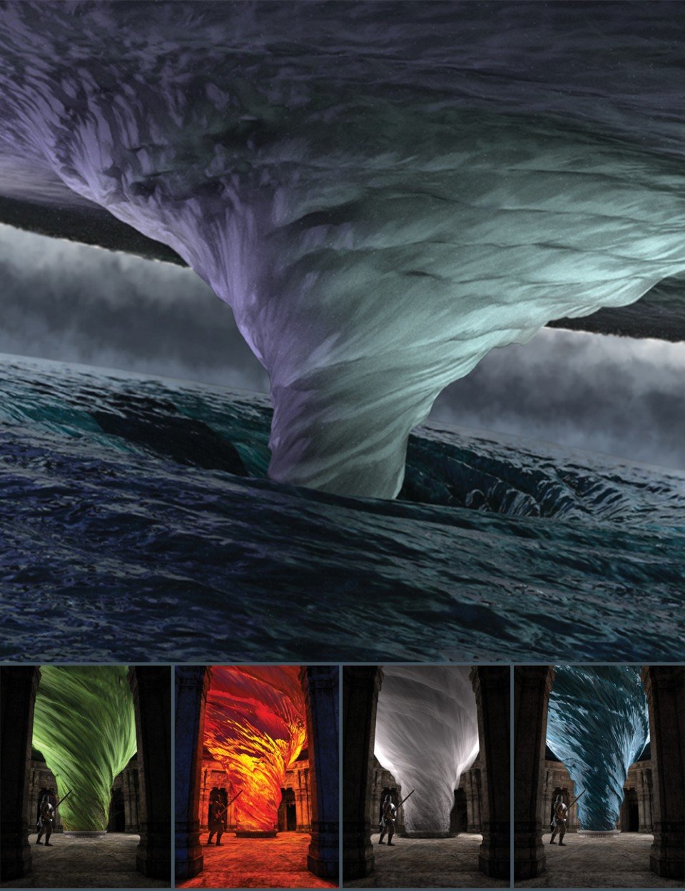 Tornado of the Four Elements_DAZ3D下载站