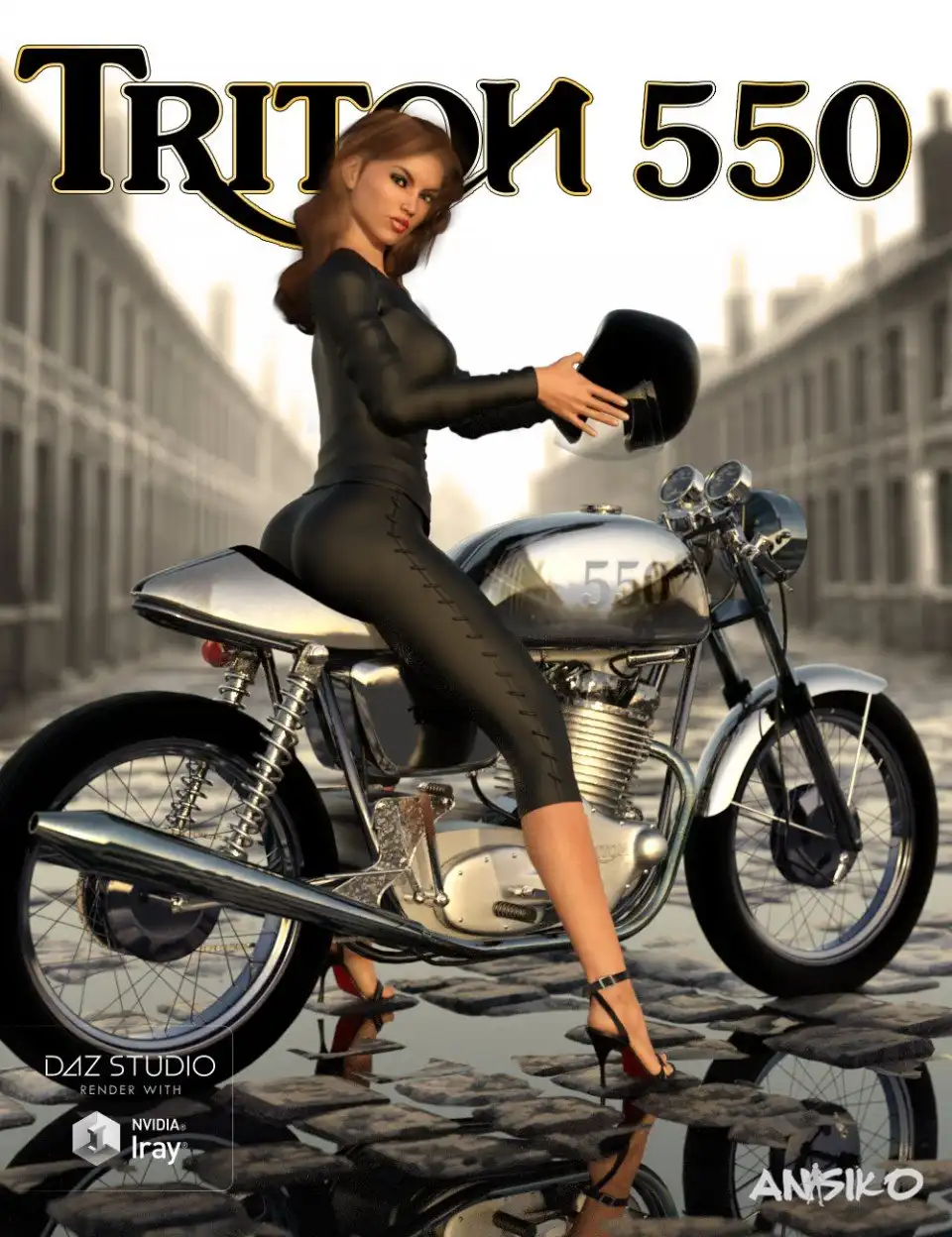 Triton Motorcycle_DAZ3D下载站