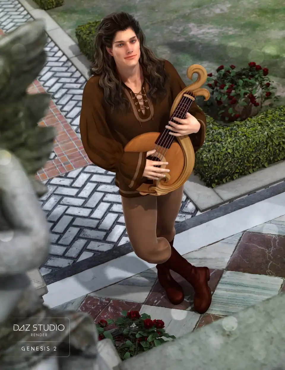 Troubadour for Genesis 2 Male(s) + Textures_DAZ3DDL