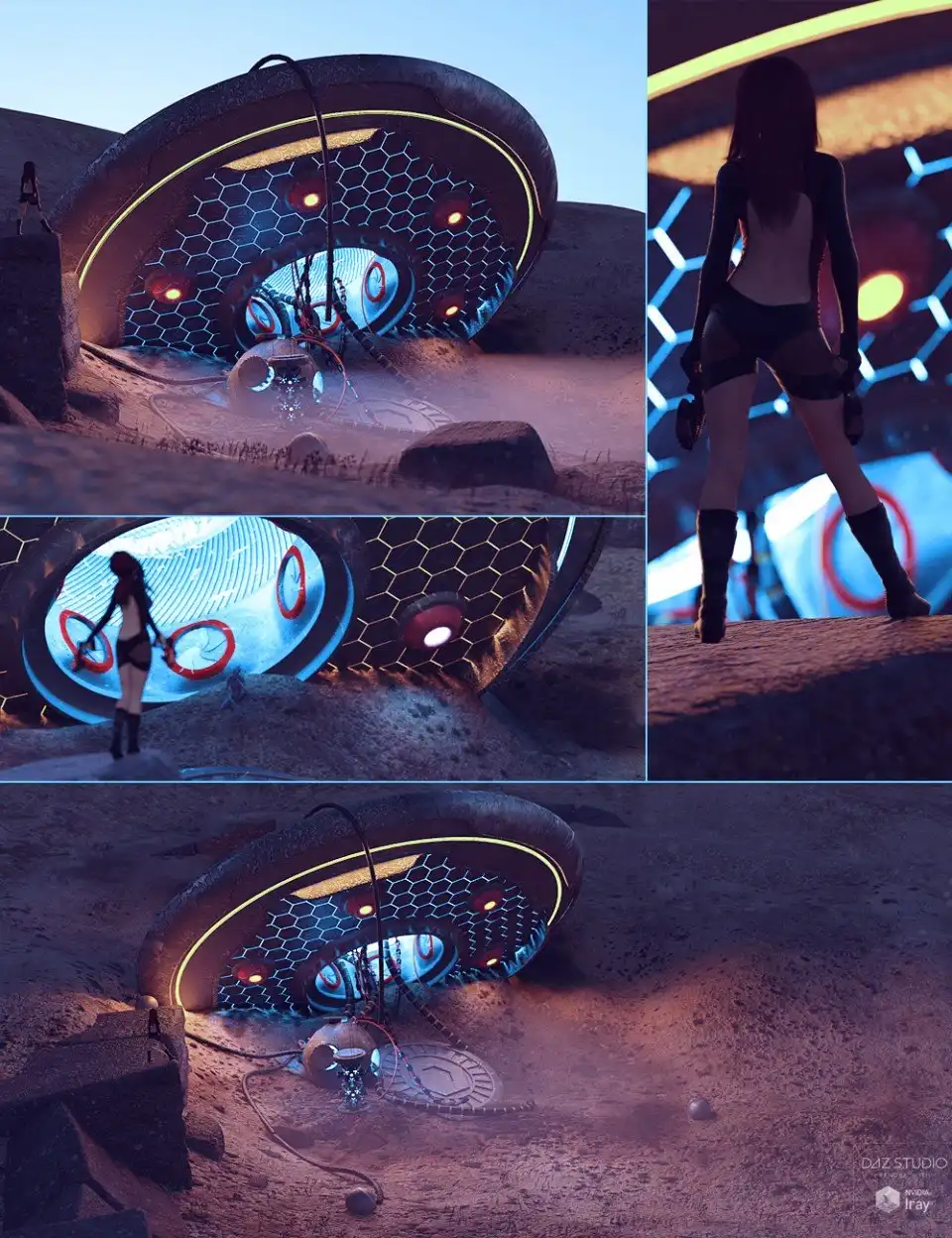 UFO Crash Site_DAZ3D下载站