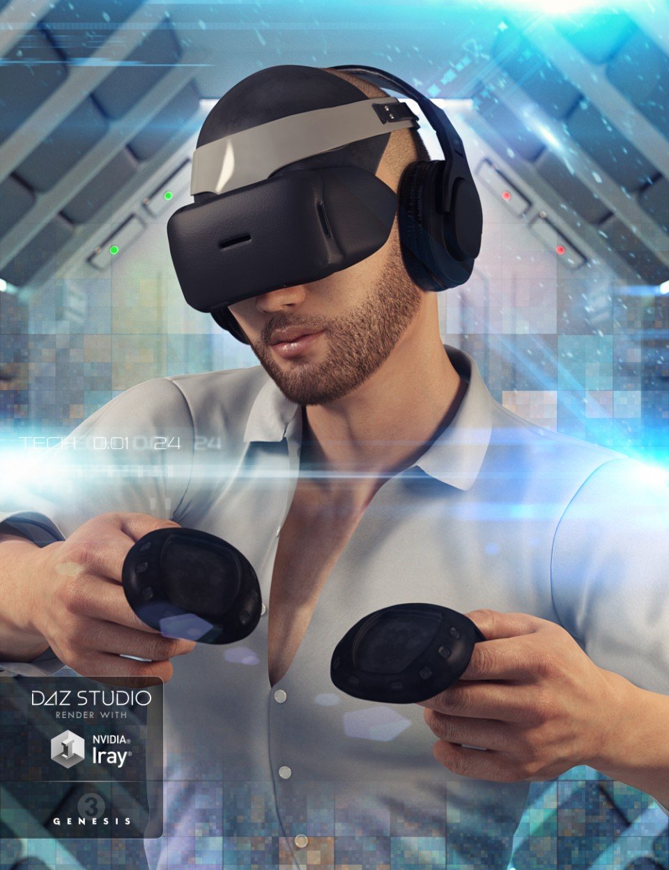 Virtual Reality Gear_DAZ3D下载站