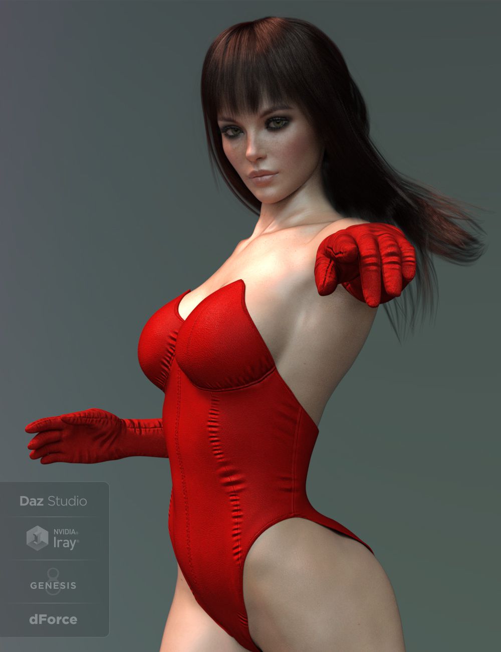X-Fashion Ultra Bodysuit for Genesis 8 Female_DAZ3D下载站