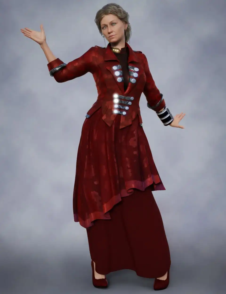 dForce Futuristic Dress Textures_DAZ3DDL
