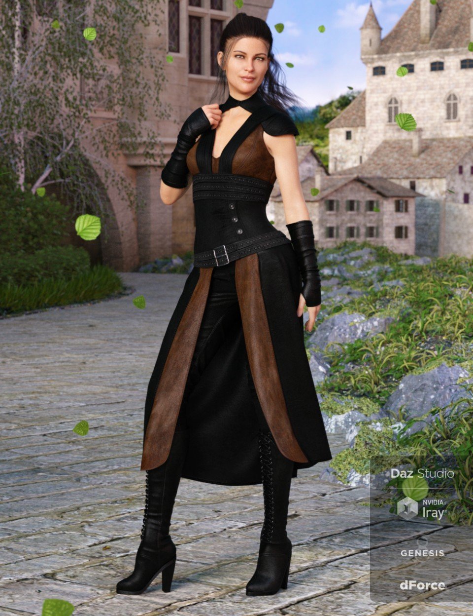 dForce Greenborough Adventure Outfit for Genesis 8 Female(s)_DAZ3DDL