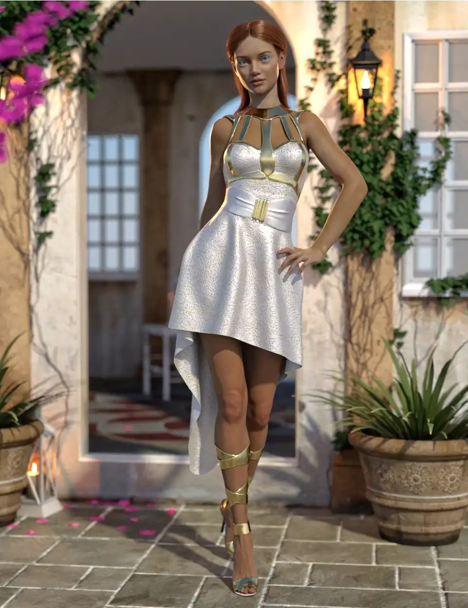 dForce Strappy High Low Outfit for Genesis 8 Female(s)_DAZ3DDL