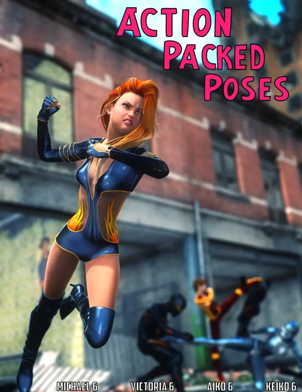 Action Packed Poses_DAZ3DDL