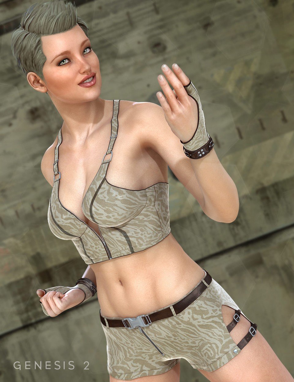 Arrowhead for Genesis 2 Female(s)_DAZ3D下载站