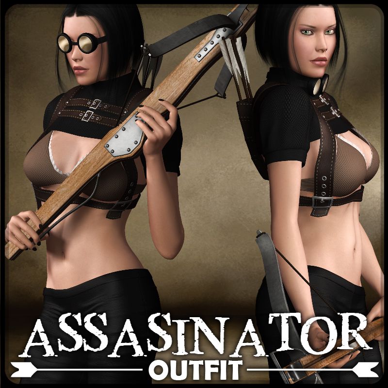 Assasinator – Outfit V4_DAZ3D下载站