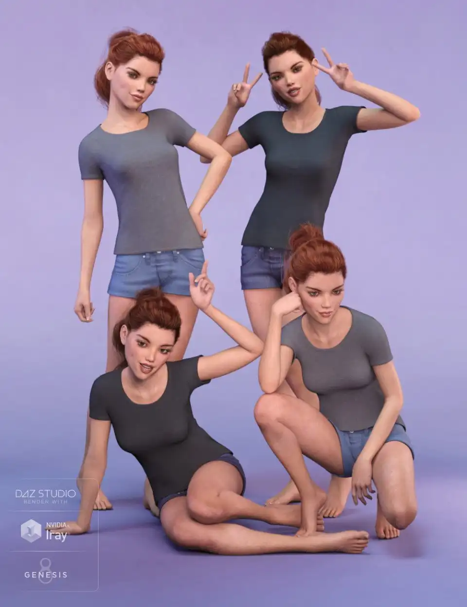 Capsces Poses and Expressions for Teen Josie 8_DAZ3DDL