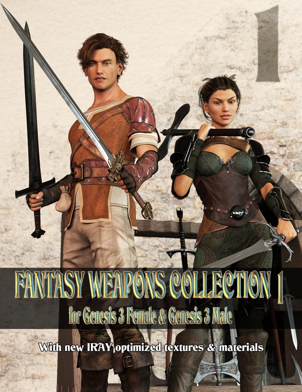 Fantasy Weapons Collection_DAZ3DDL