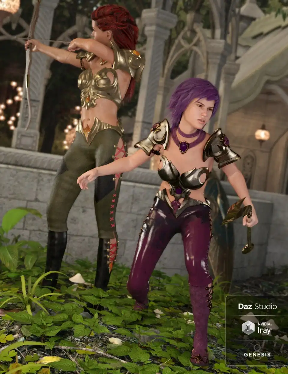 Farshadow Elf Outfit Textures_DAZ3DDL