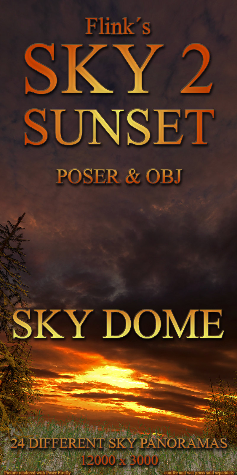 Flinks Sky 2 – Sunset_DAZ3D下载站