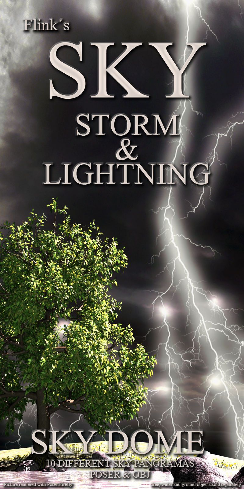 Flinks Sky Storm and Lightning_DAZ3D下载站