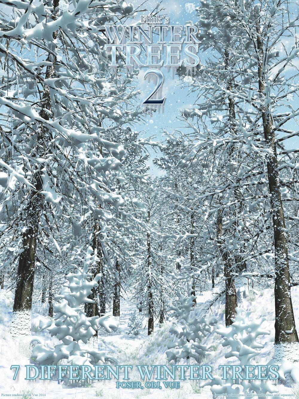 Flinks Winter Trees 2_DAZ3D下载站