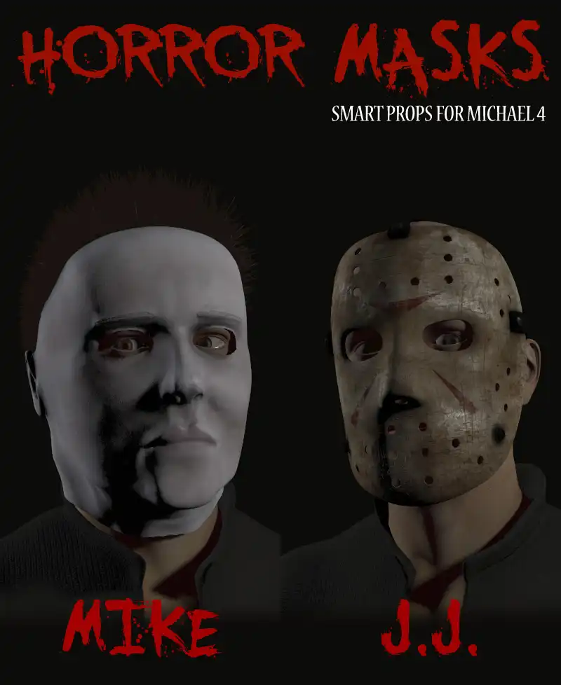 Horror Masks_DAZ3DDL