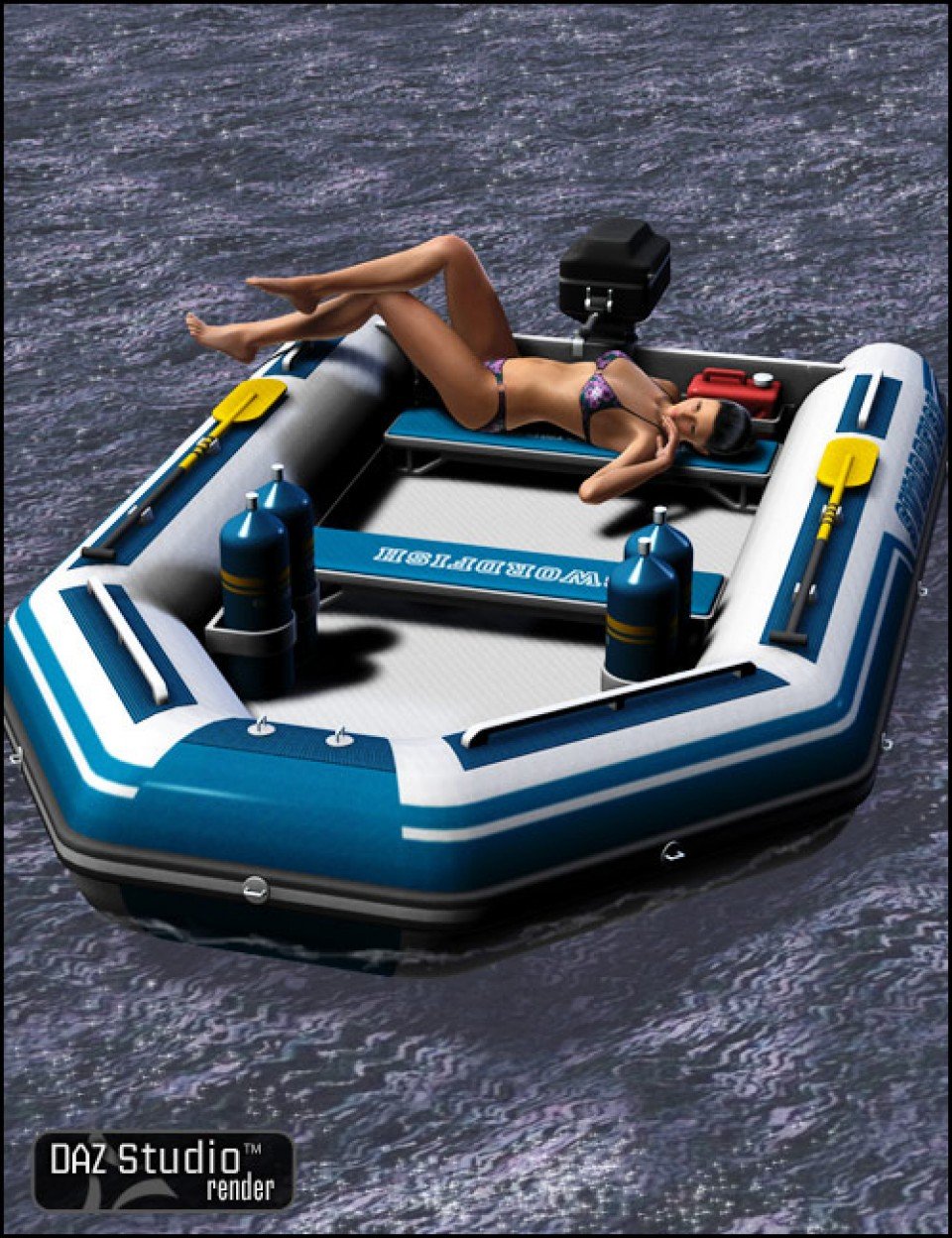 Inflatable Boat_DAZ3D下载站