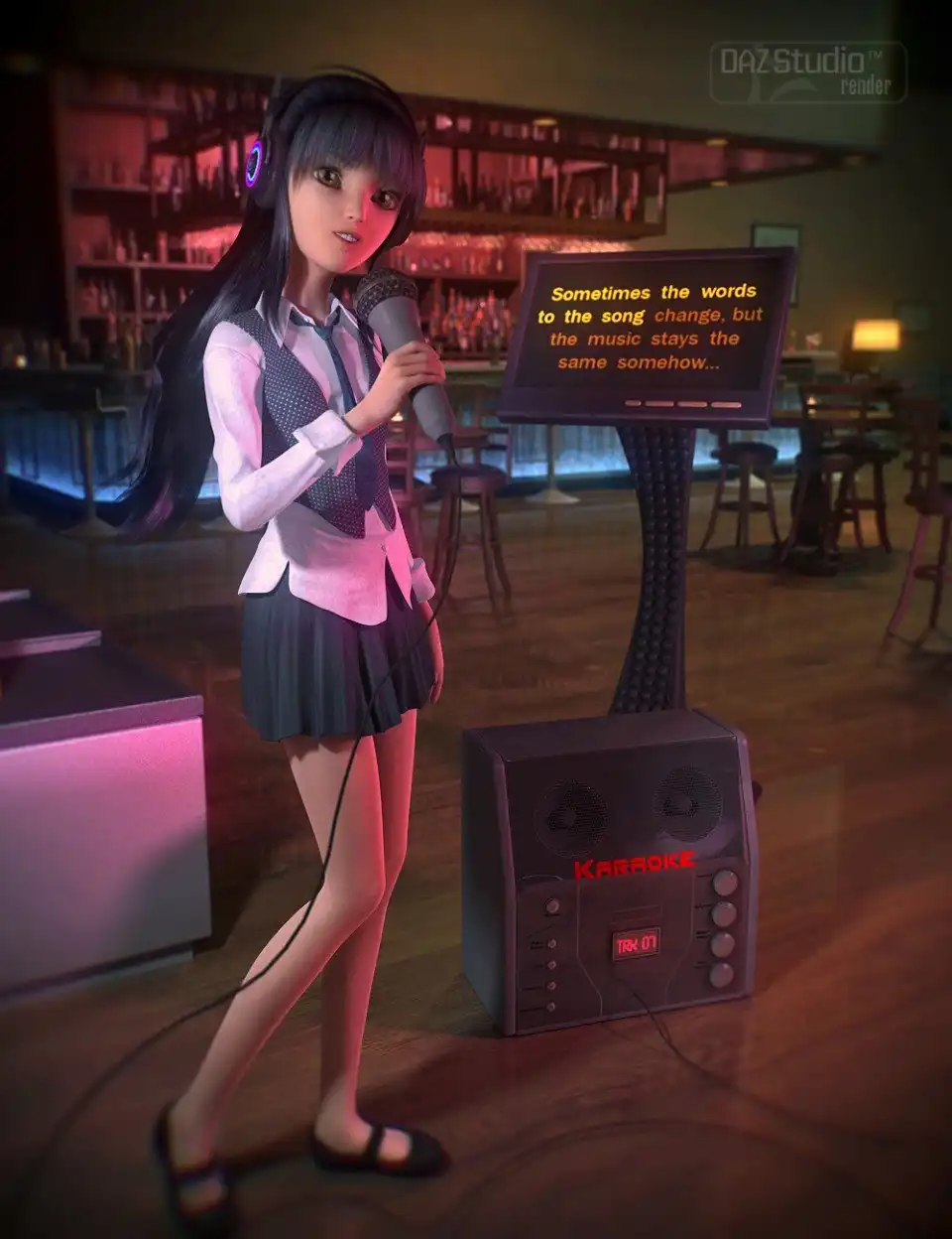 Karaoke Machine_DAZ3D下载站