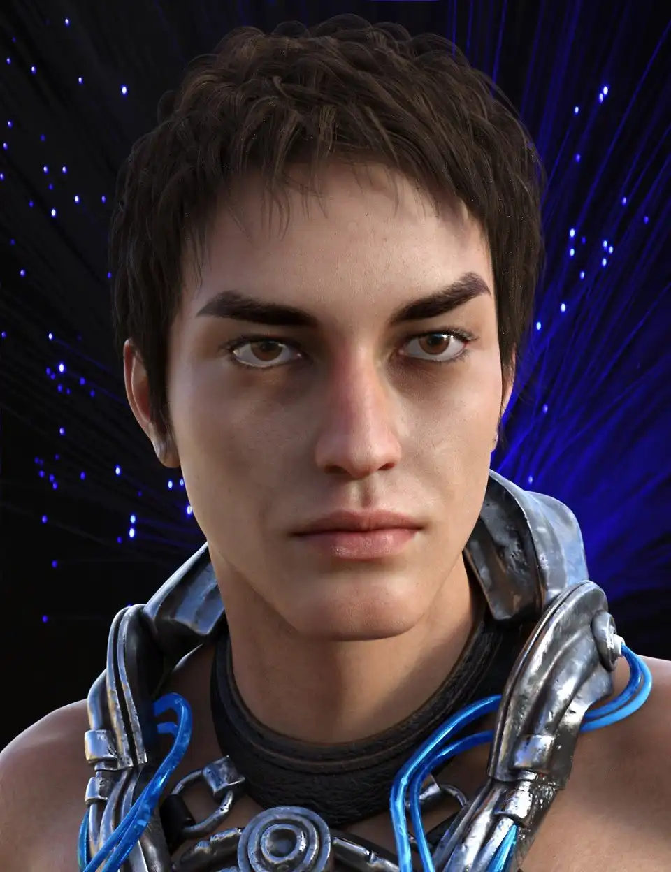 Kio HD and Hair for Genesis 8 Male_DAZ3DDL