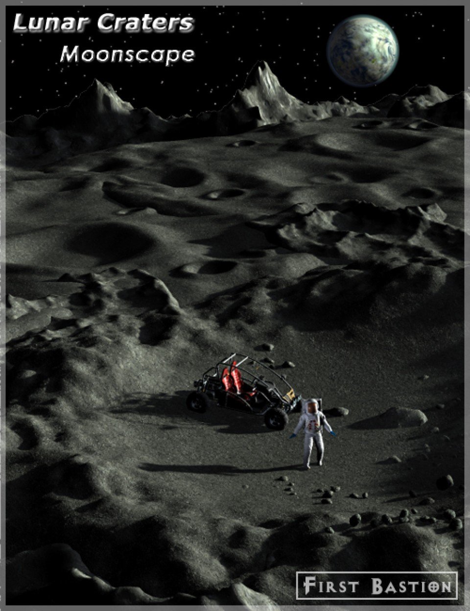 Lunar Craters Moonscape_DAZ3D下载站