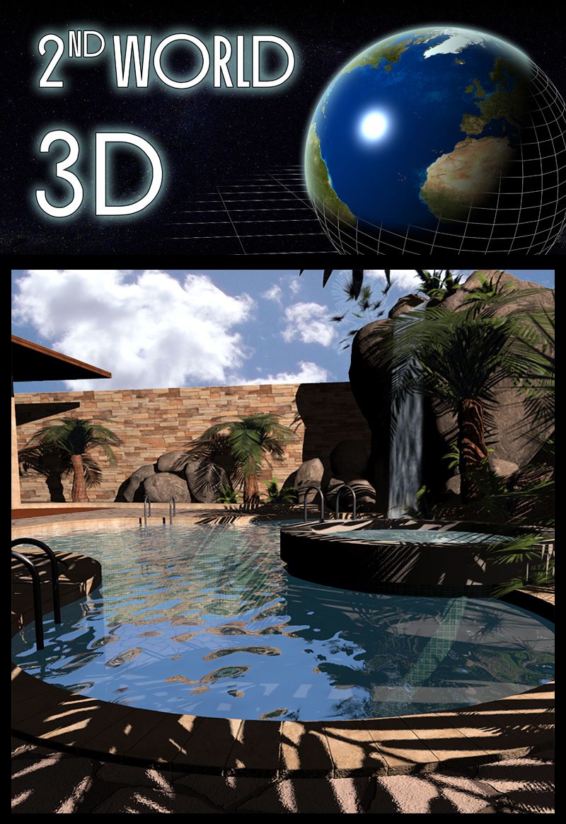 Luxury Pool_DAZ3D下载站
