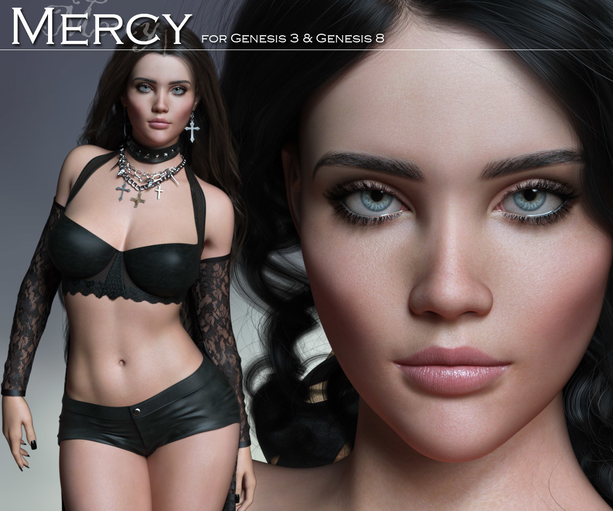 Mercy for G3 and G8 Females_DAZ3D下载站