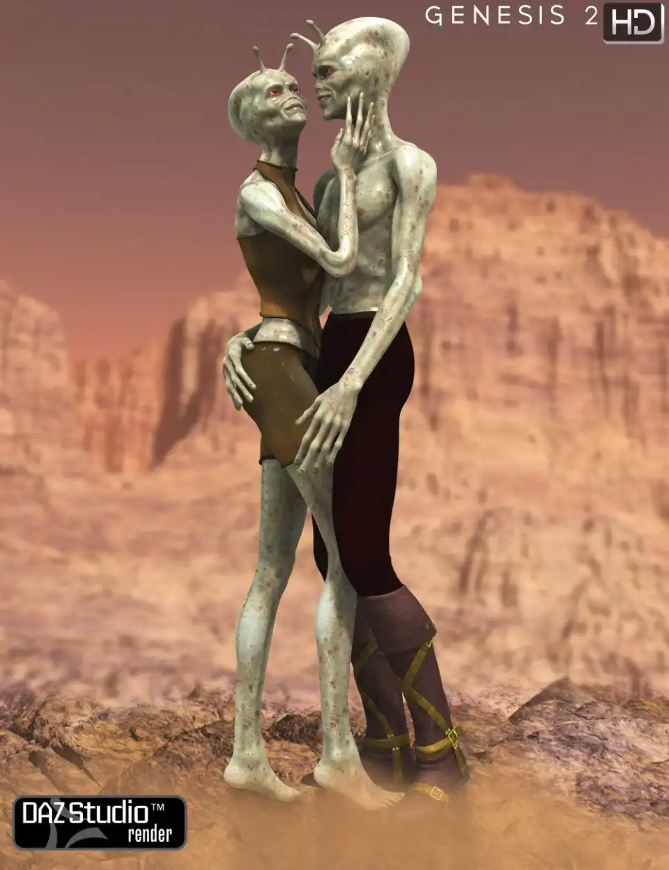 Midnight Martians HD Bundle_DAZ3DDL