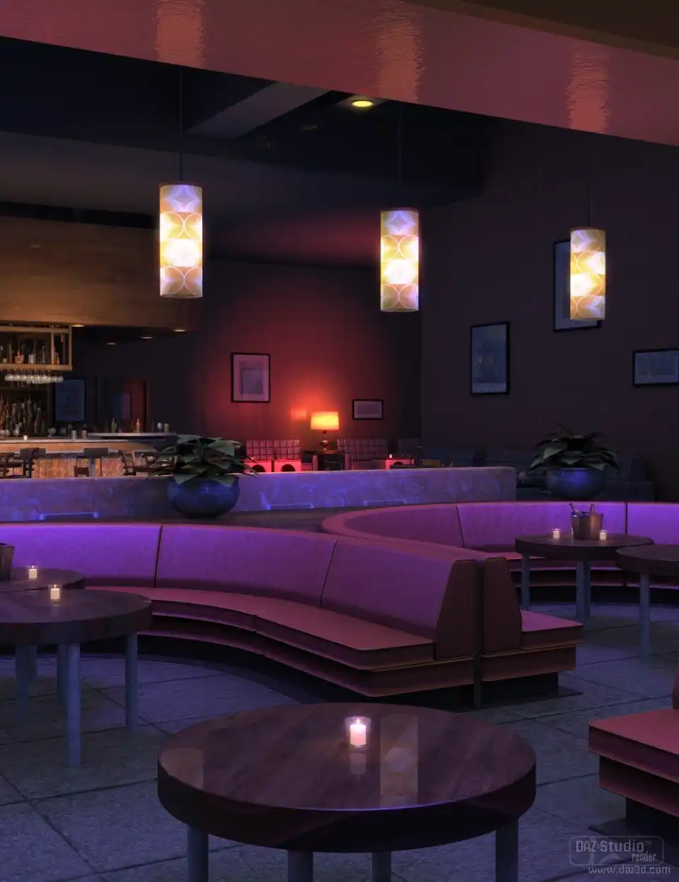 Night Lounge_DAZ3D下载站